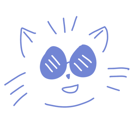 doodle of gojo satoru as a cat