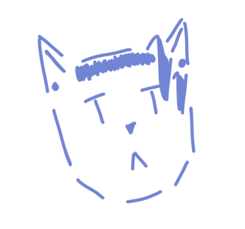 doodle of geto suguru as a cat